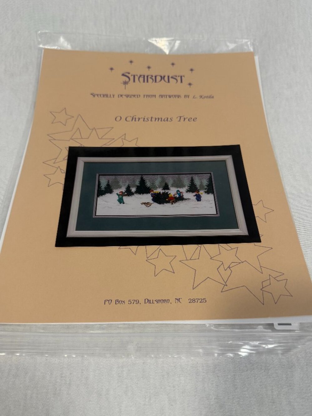 Stardust "O Christmas Tree" Counted Cross Stitch Chart Vintage